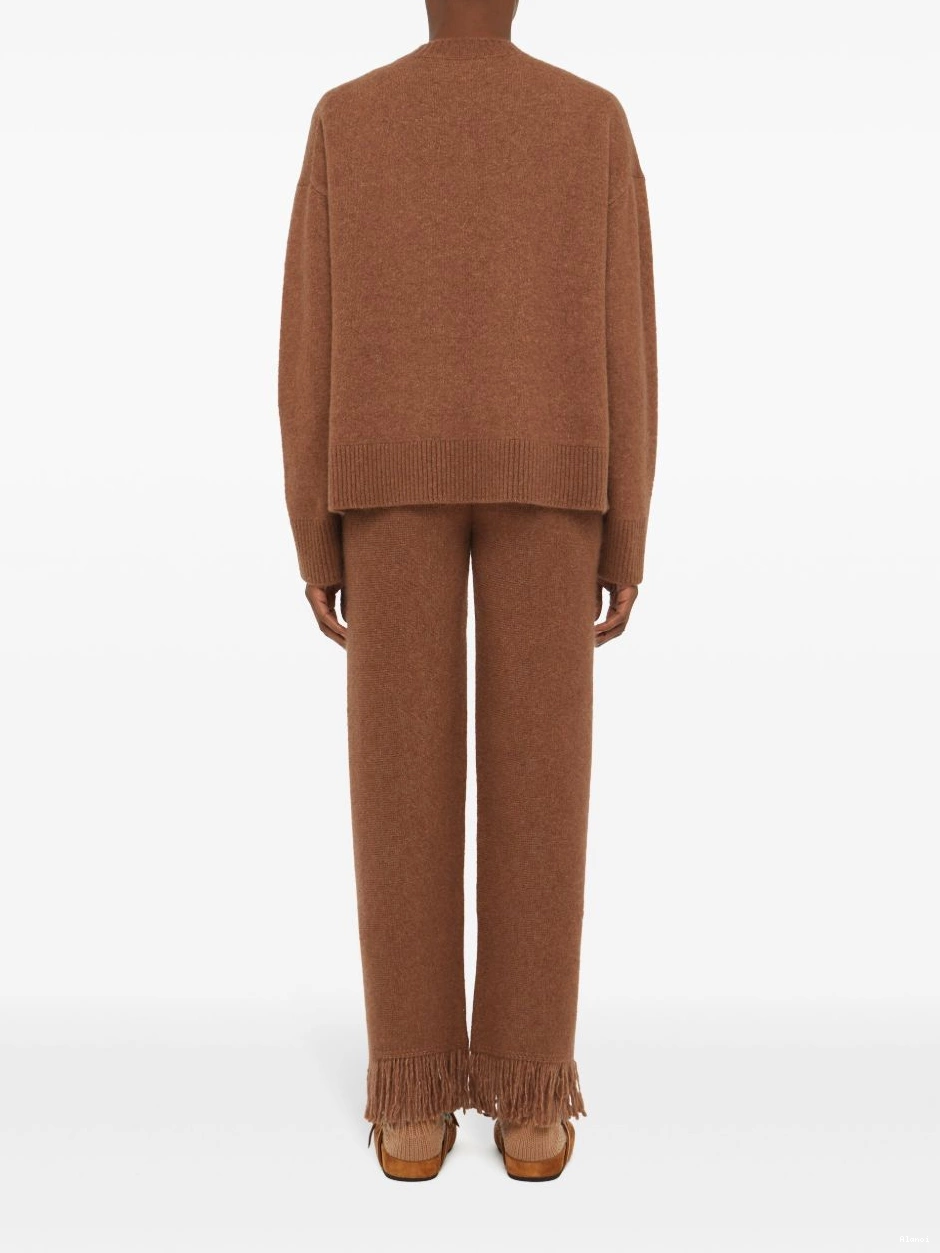 Cheap Alanui Women cashmere-blend jumper ribbed-edge 0824